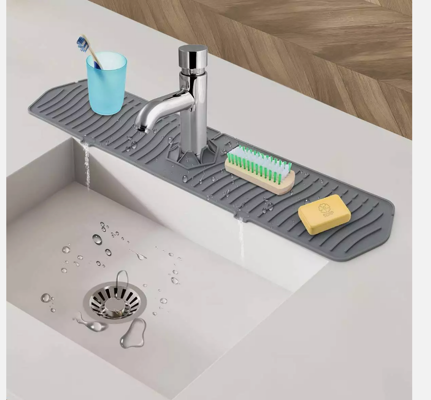 SinkMate – The Ultimate Faucet Splash Guard