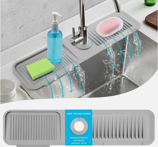 DRAFT- SinkMate™ Splash Guard – Keep Your Sink Area Dry & Organized!